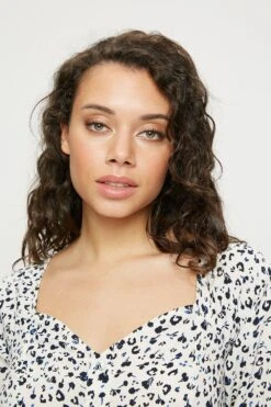 Dorothy Perkins Ivory Animal Print Tie Back Top 7 Dorothy Perkins Ivory Animal Print Tie Back Top -Clozurely Sales Store aqq01131 ivory xl 3