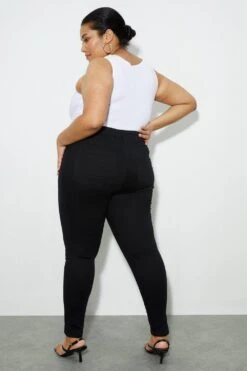 Dorothy Perkins Curve Black Frankie Skinny Jeans -Clozurely Sales Store aqq43532 black xl 2