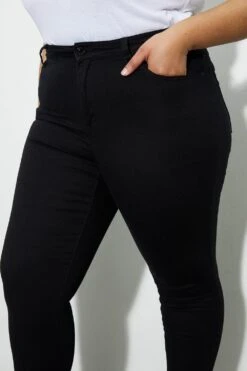 Dorothy Perkins Curve Black Frankie Skinny Jeans -Clozurely Sales Store aqq43532 black xl 3