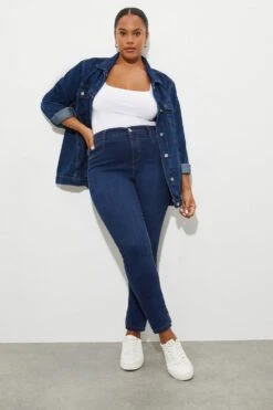 Dorothy Perkins Curve Indigo Frankie Skinny Jeans