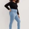 Dorothy Perkins Curve Bleach Eden Skinny Jegging