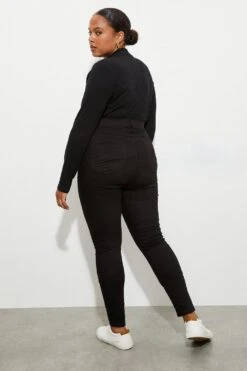 Dorothy Perkins Curve Black Eden Skinny Jegging -Clozurely Sales Store bqq02486 black xl 2