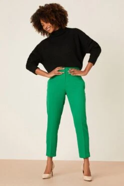 Dorothy Perkins High Waisted Slim Leg Trouser