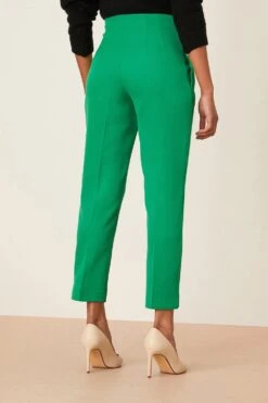 Dorothy Perkins High Waisted Slim Leg Trouser -Clozurely Sales Store bqq04035 green xl 2