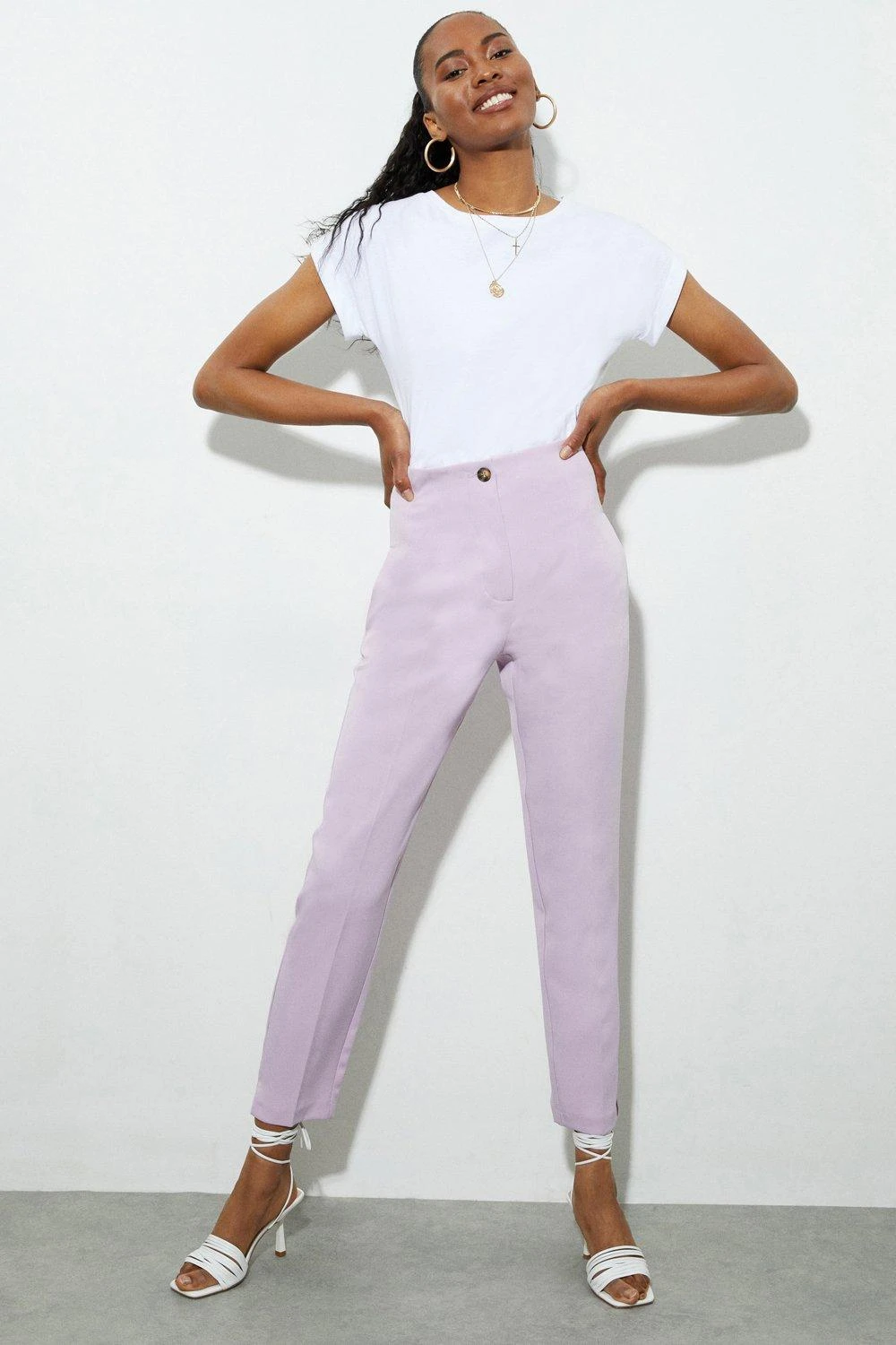 Dorothy Perkins Tall High Waisted Slim Leg Trouser 2 Dorothy Perkins Tall High Waisted Slim Leg Trouser - Image 2