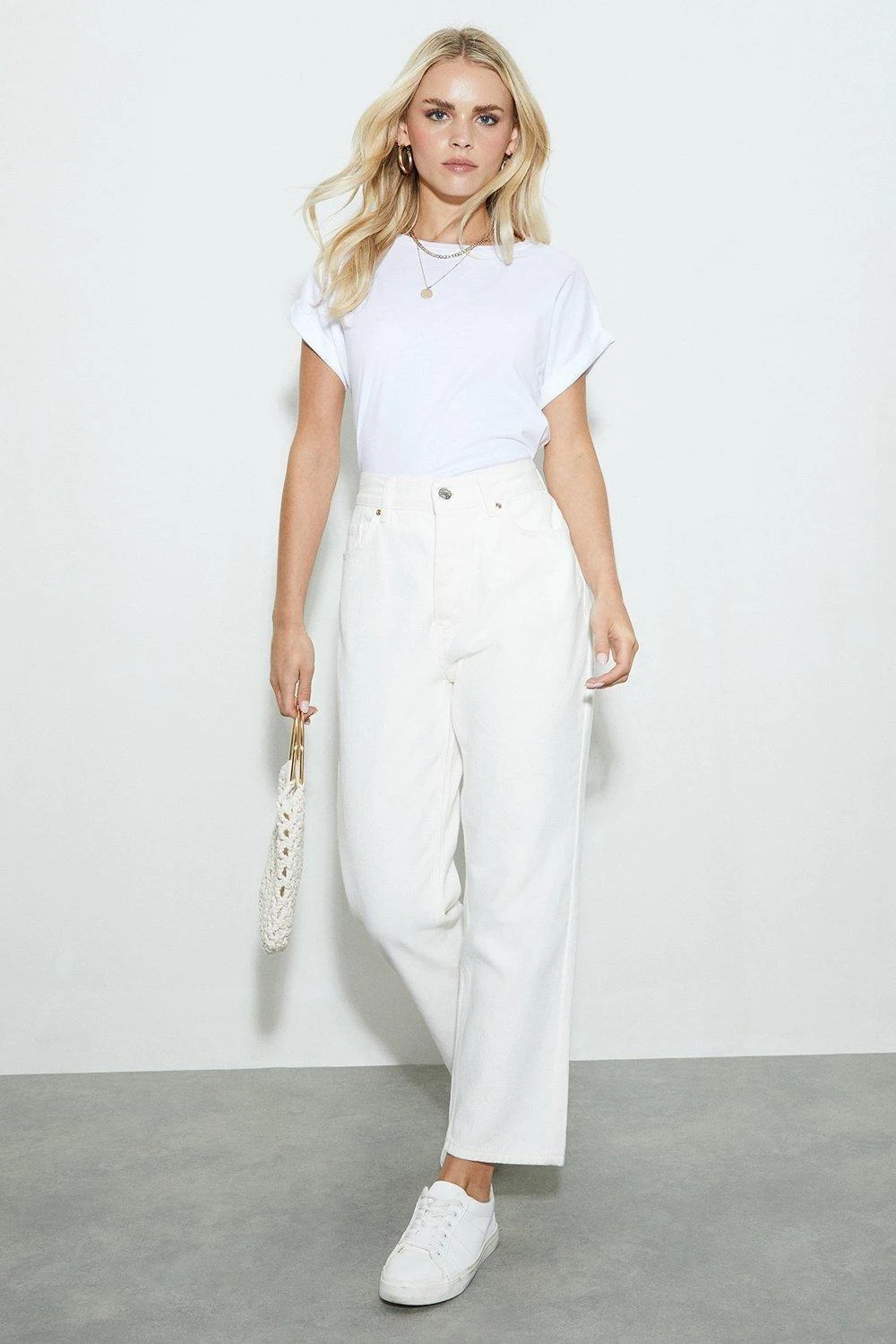 Dorothy Perkins Tall Hattie High Waisted Straight Jeans 1 Dorothy Perkins Tall Hattie High Waisted Straight Jeans