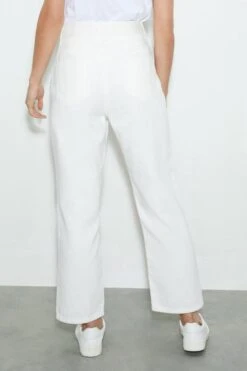 Dorothy Perkins Tall Hattie High Waisted Straight Jeans 6 Dorothy Perkins Tall Hattie High Waisted Straight Jeans -Clozurely Sales Store bqq05325 white xl 2