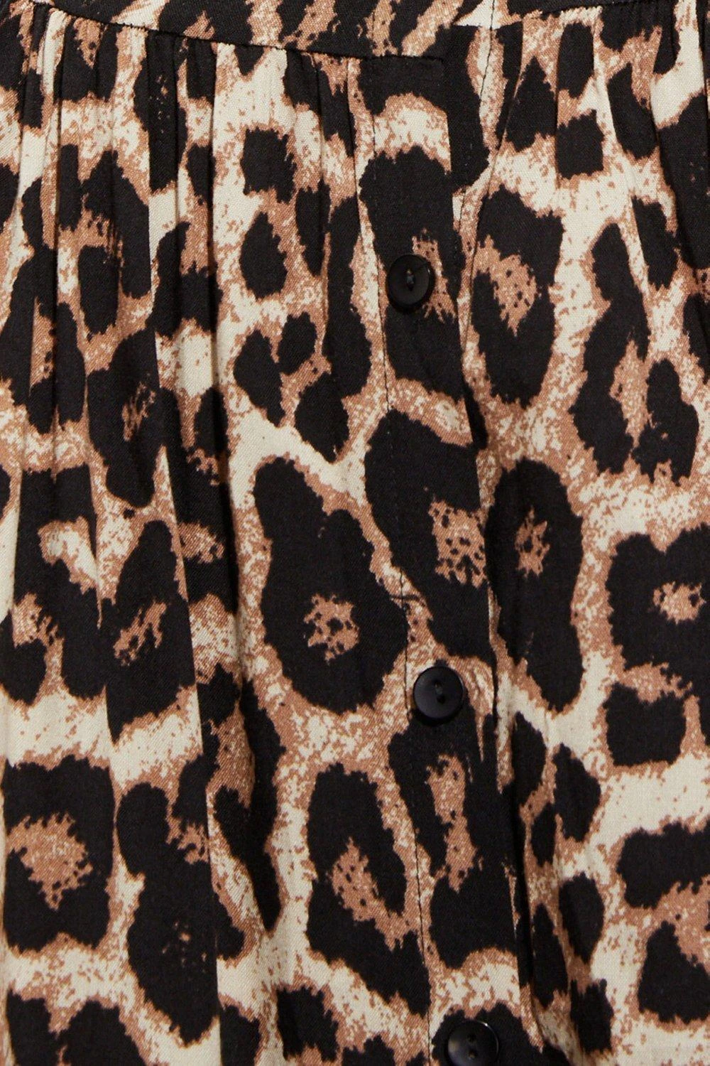 Dorothy Perkins Leopard Print Button Through Midi Dress 5 Dorothy Perkins Leopard Print Button Through Midi Dress - Image 5