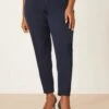 Dorothy Perkins Curve Navy Elastic Back Ankle Grazer