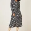 Dorothy Perkins Mono Geo Midi Shirt Dress
