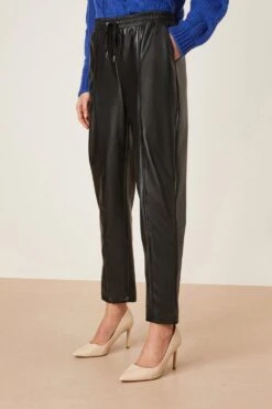 Dorothy Perkins Faux Leather Seam Detail Jogger