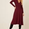 Dorothy Perkins Berry Wrap Midi Dress