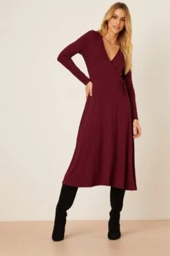 Dorothy Perkins Berry Wrap Midi Dress