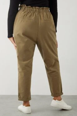 Dorothy Perkins Curve Khaki Chinos -Clozurely Sales Store bqq09111 khaki xl 2