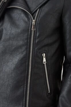 Dorothy Perkins Tall Faux Leather Biker -Clozurely Sales Store bqq09564 black xl 4