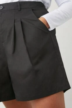 Dorothy Perkins Curve Poplin Short 7 Dorothy Perkins Curve Poplin Short -Clozurely Sales Store bqq09686 black xl 3