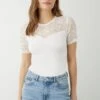 Dorothy Perkins Lace Insert Short Sleeve Top