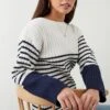 Dorothy Perkins Tall Stripe Rib Crew Neck Jumper