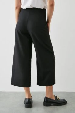 Dorothy Perkins High Waist Culotte Trousers -Clozurely Sales Store bqq10089 black xl 2