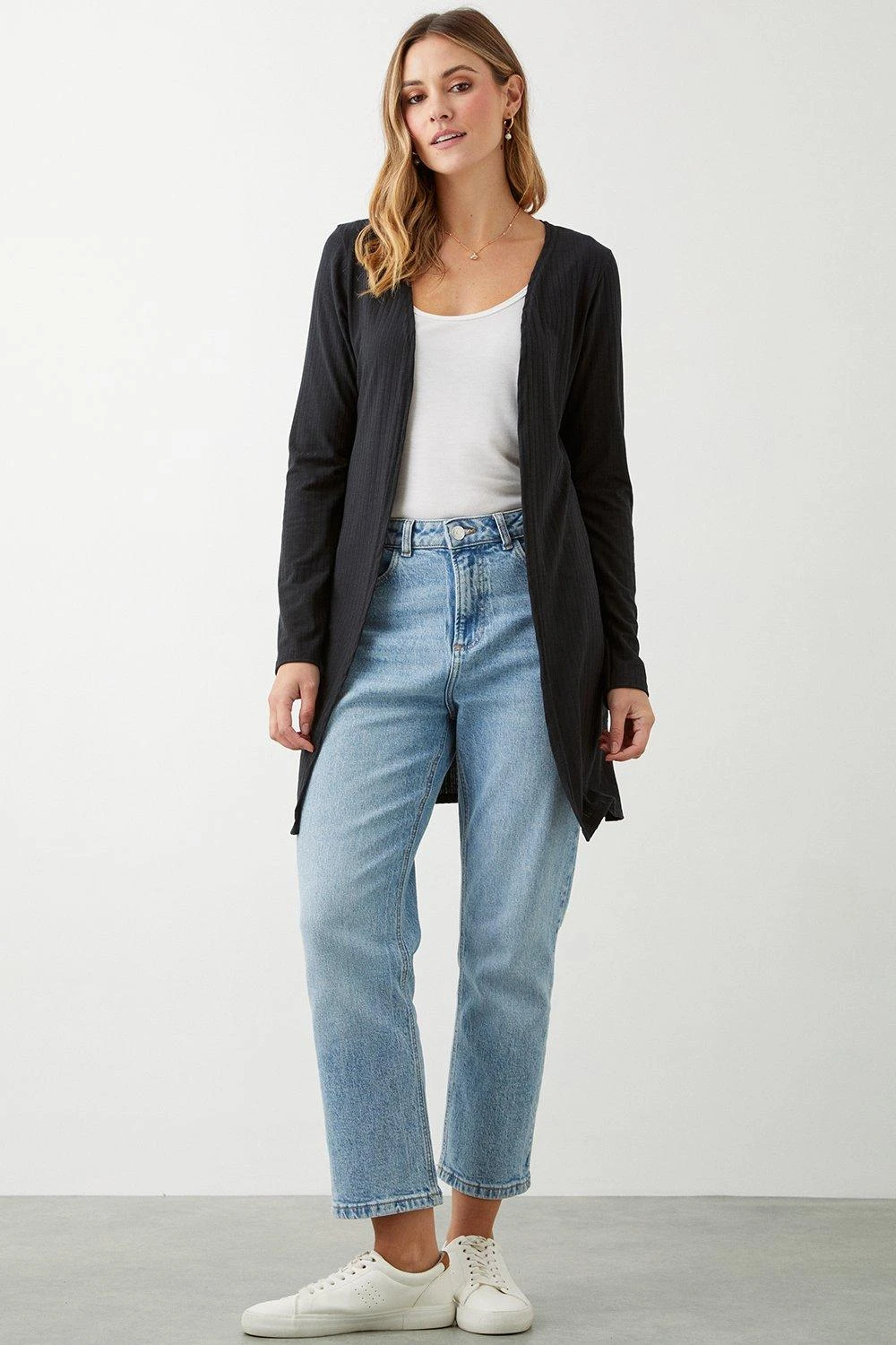 Dorothy Perkins Rib Short Cardigan 2 Dorothy Perkins Rib Short Cardigan - Image 2