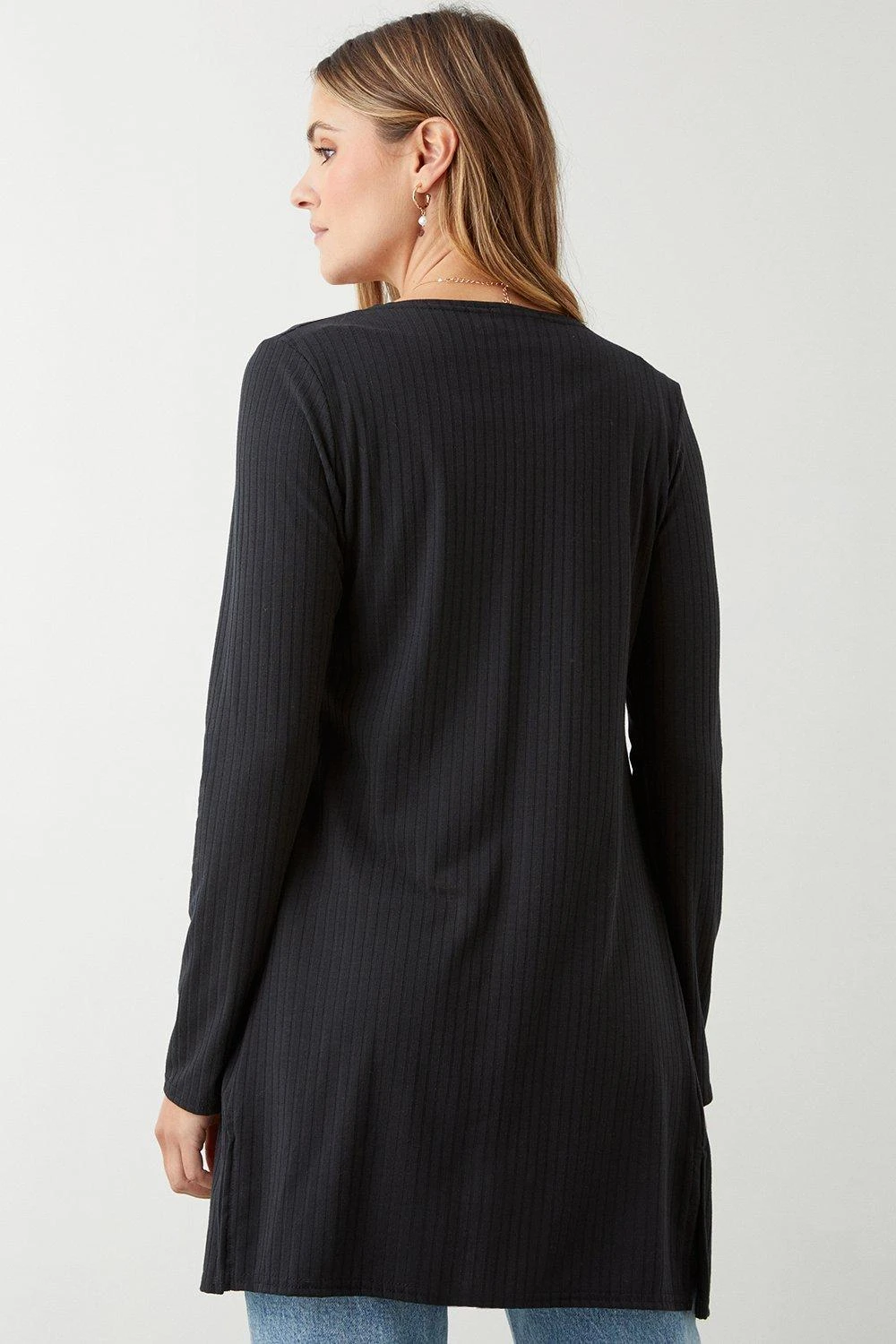 Dorothy Perkins Rib Short Cardigan 3 Dorothy Perkins Rib Short Cardigan - Image 3