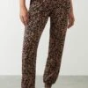 Dorothy Perkins Abstract Print Cuff Detail Trousers