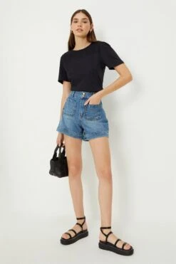 Dorothy Perkins Broderie Yoke Top