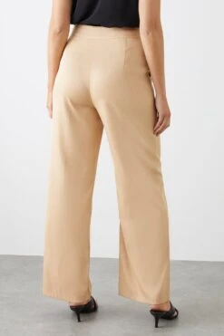 Dorothy Perkins Wide Leg Trousers -Clozurely Sales Store bqq10678 camel xl 2