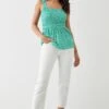 Dorothy Perkins Shirred Body Tie Shoulder Vest