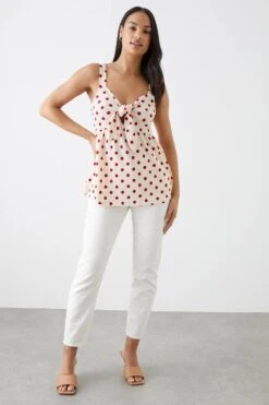 Dorothy Perkins Tie Front Cami Top
