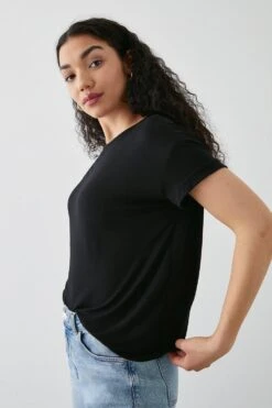 Dorothy Perkins Scoop Back Longline T-Shirt