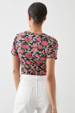 Dorothy Perkins Printed Wrap Body Suit 5 Dorothy Perkins Printed Wrap Body Suit -Clozurely Sales Store bqq11773 pink xl 2