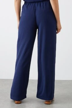 Dorothy Perkins High Waist Loose Trousers -Clozurely Sales Store bqq11879 navy xl 2