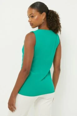 Dorothy Perkins Tall Built Up Cami -Clozurely Sales Store bqq12236 green xl 2