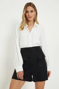 Dorothy Perkins Tall Pocket Front Shorts 7 Dorothy Perkins Tall Pocket Front Shorts -Clozurely Sales Store bqq12537 black xl 3