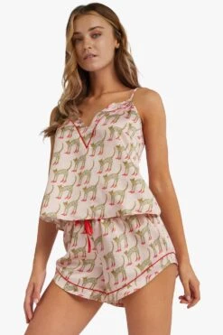 Playful Promises Bouffants Recycled Pink Cheeta Recycled Cami -Clozurely Sales Store m5053596563577 multi xl 3