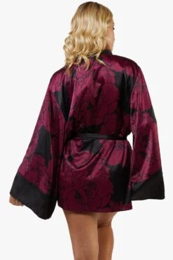 Playful Promises Florence Oversized Floral Kimono -Clozurely Sales Store m5056575306295 multi xl 2